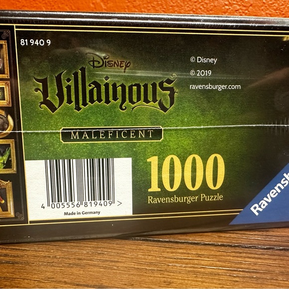 New Ravensburger Disney Villainous Maleficent Jigsaw Puzzle 1000 Pieces SEALED - Picture 4 of 4